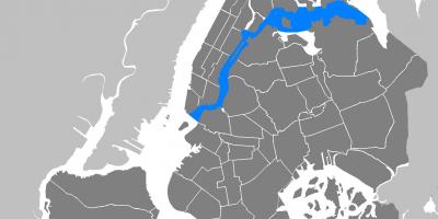 Mapa Manhattanu vektor