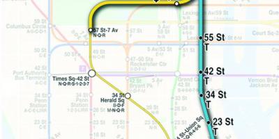 Mapa second avenue metro